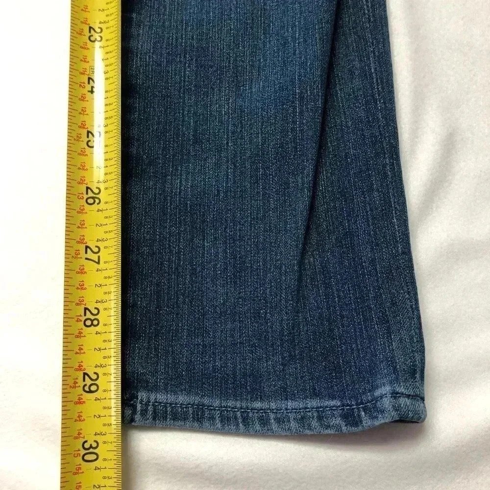 AG Adriano Goldschmied The Prima Mid-Rise Cigarette Blue Jean 27R - Picture 12 of 13